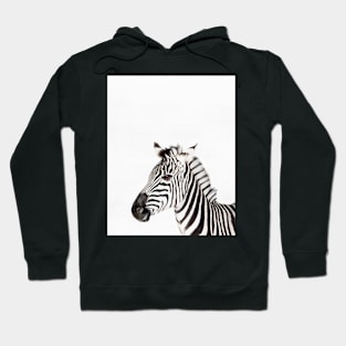 Zebra print, Nursery, Animal, Kids room, Modern art, Wall decor Hoodie